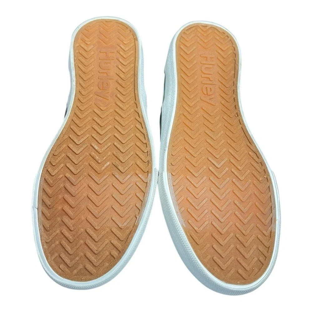 Boys Hurley Black Canvas Slip-On Size 2 Brand New No Box